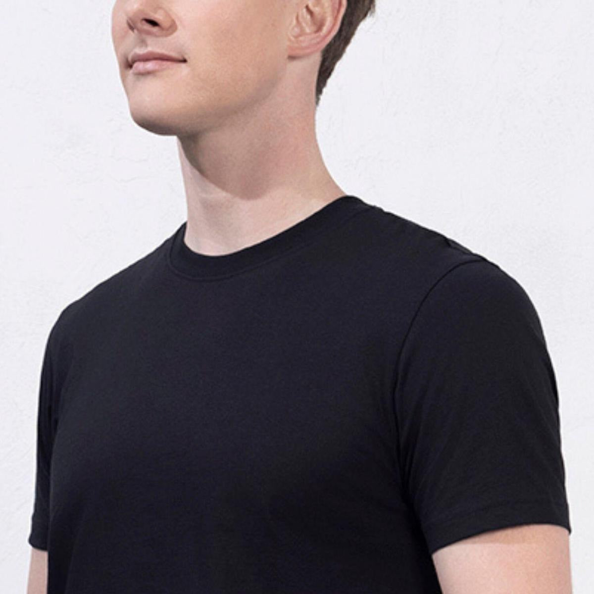 Cotton Jersey Crewneck Short Sleeve Slim Tee