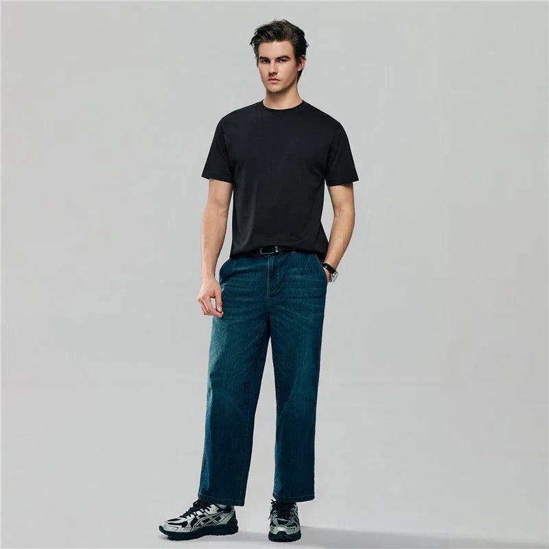 Men's Slim Fit Cotton Crew Neck Tee