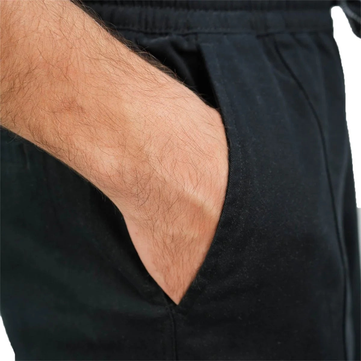 Cotton/Spandex Twill Relax Elastic Waist Khakis (Cargo)