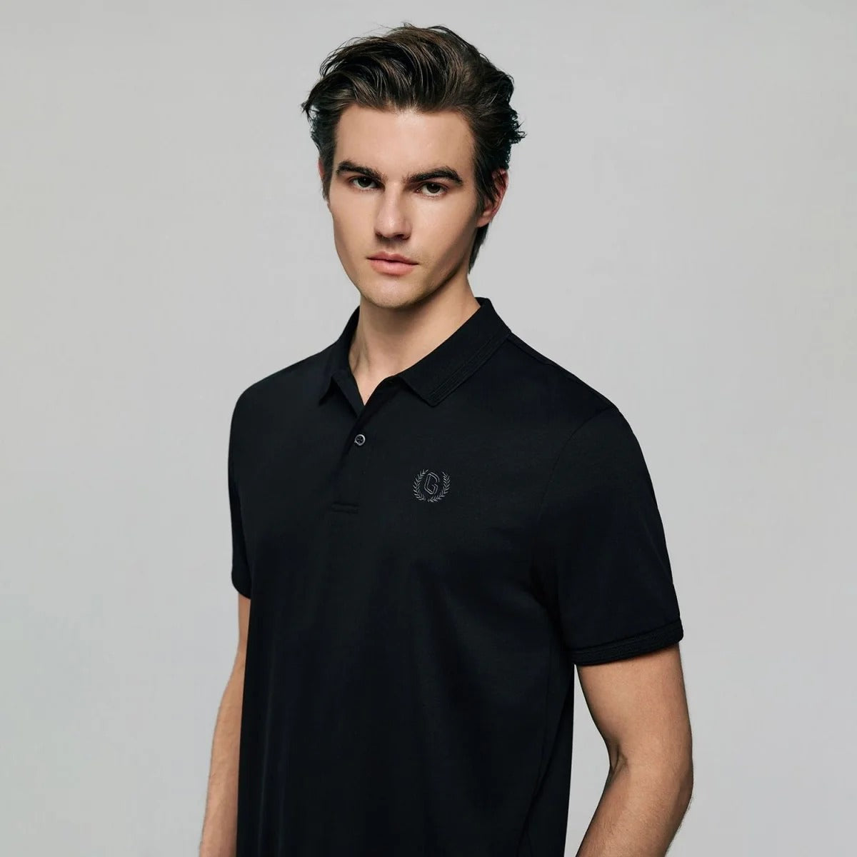 Men Slim Liquid Touch Cotton Polo Shirt (Feel the Difference)