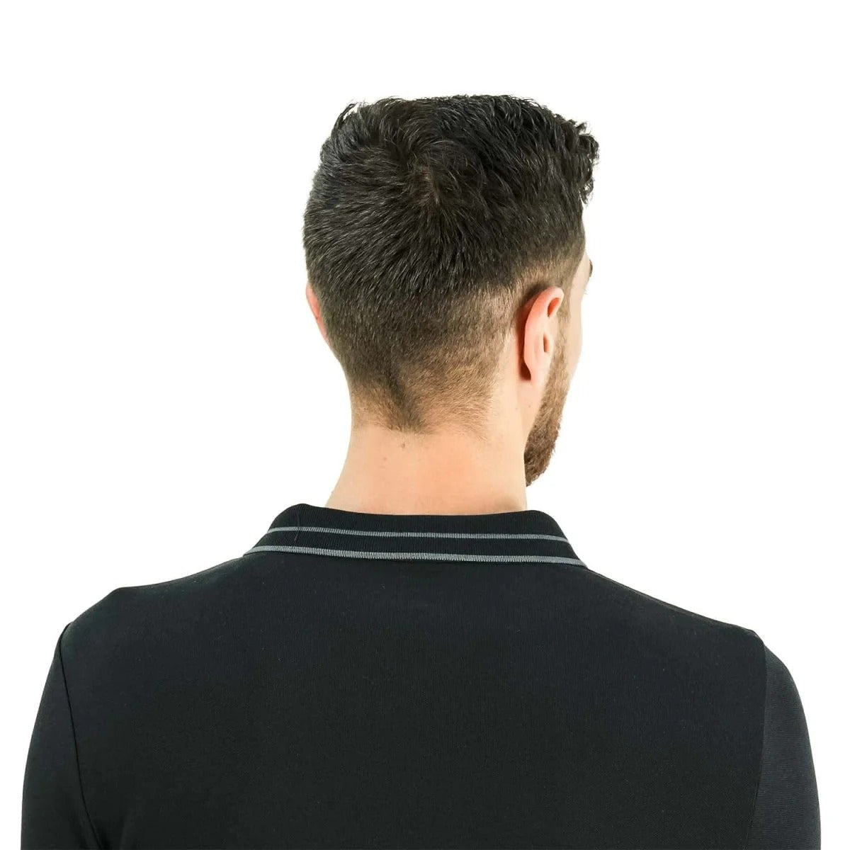 Cotton/Lycra Pique Flat Knitted Collar Short Sleeve Slim Embroidery Bold Polo