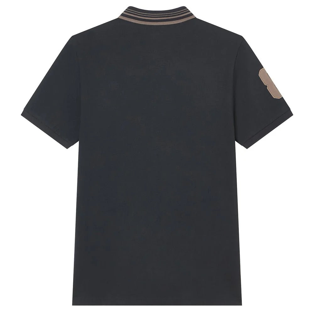 Men's Slim Cotton Lycra Napoleon Polo