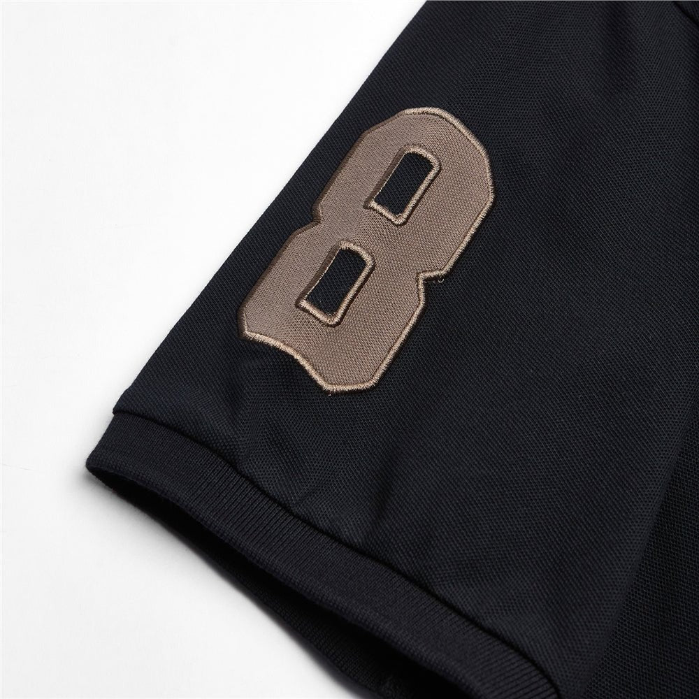 Men's Slim Cotton Lycra Napoleon Polo