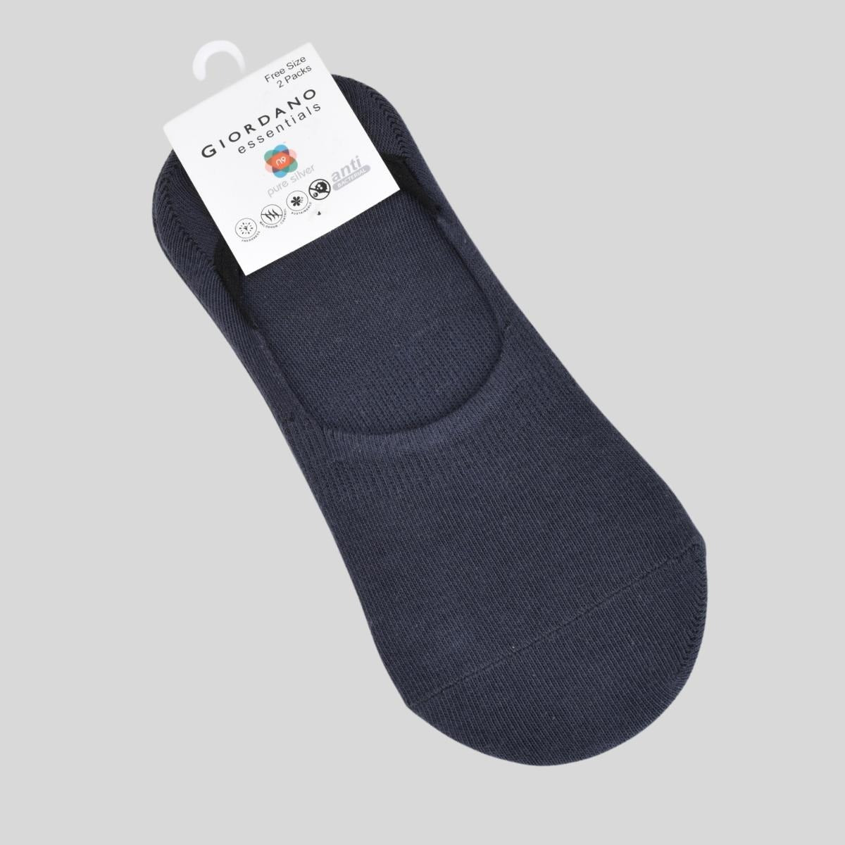 Cotton/Polyester/Elastane 2 Pack Socks (Essentials)