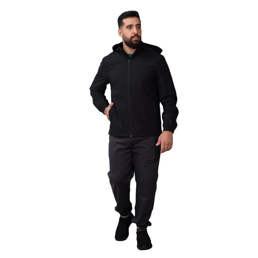 Men's Cotton Polyester Stretch Interlock Joggers - Relaxed Taper Fit