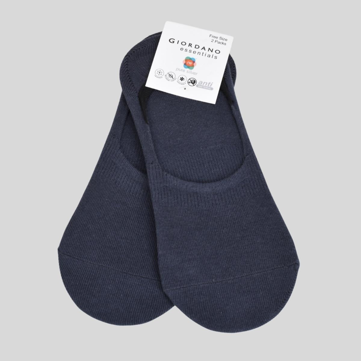 Cotton/Polyester/Elastane 2 Pack Socks (Essentials)