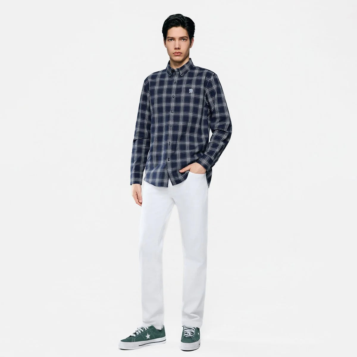 Men's Cotton Slim Oxford Shirt