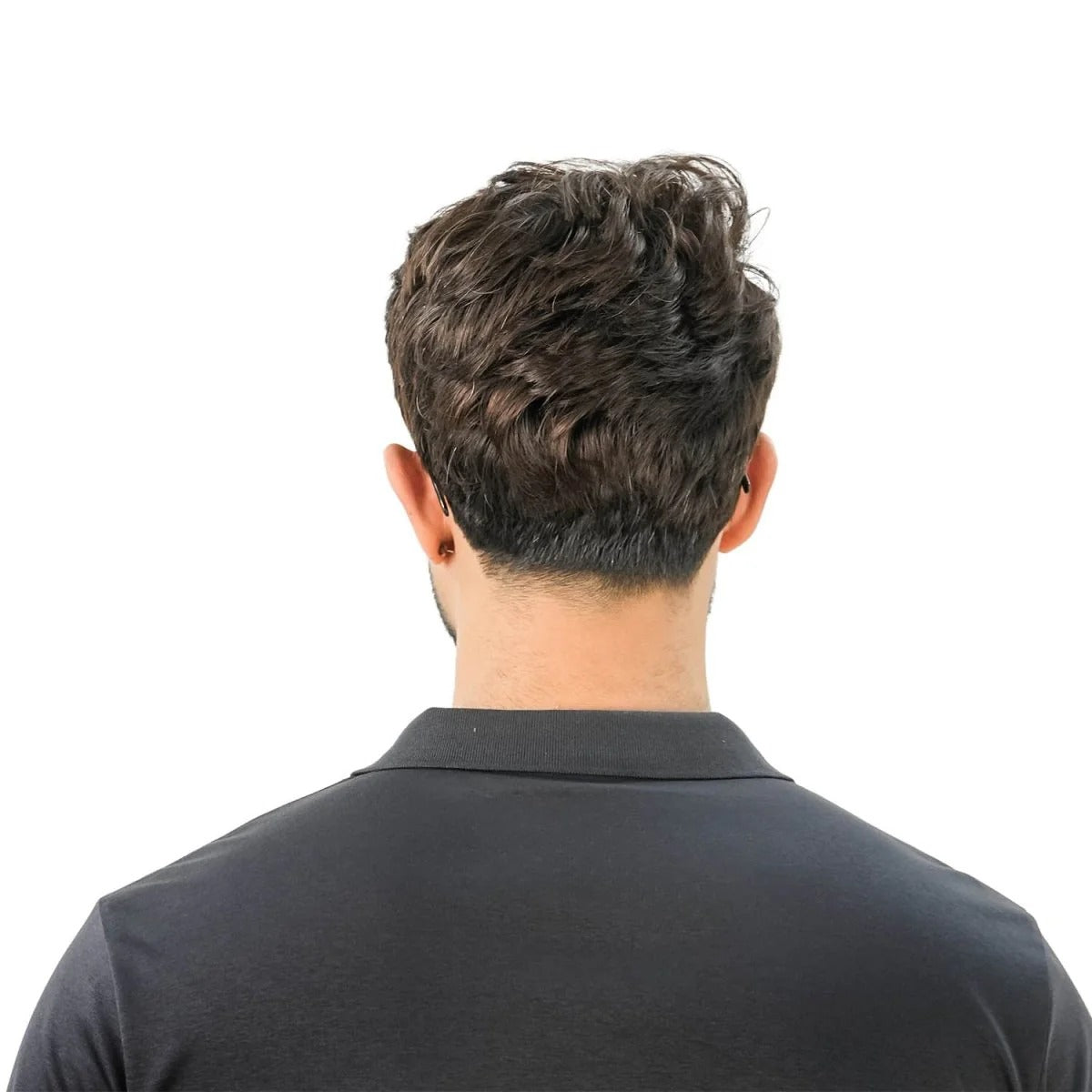 Cotton Interlock Flat Knitted Collar Short Sleeve Slim Embroidery Solid Polo (Liquid Touch)