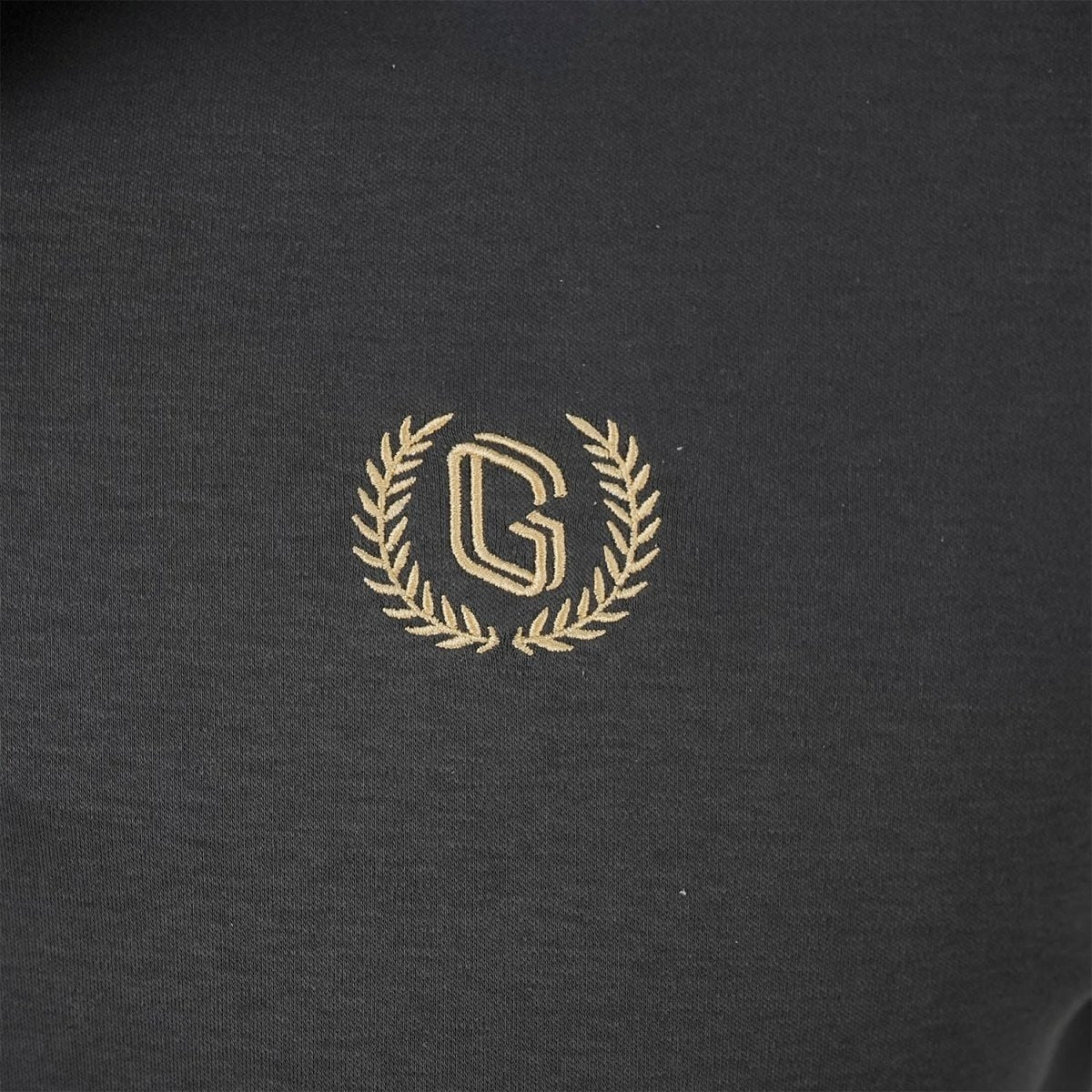 Cotton Interlock Flat Knitted Collar Short Sleeve Slim Embroidery Solid Polo (Liquid Touch)