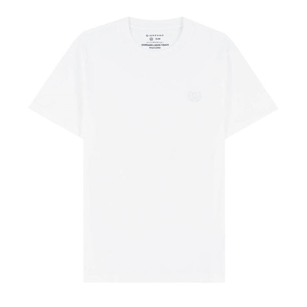 Cotton Interlock Crewneck Short Sleeve Embroidery Tees (Liquid Touch)