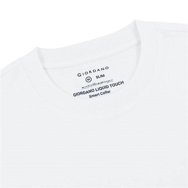 Cotton Interlock Crewneck Short Sleeve Embroidery Tees (Liquid Touch)