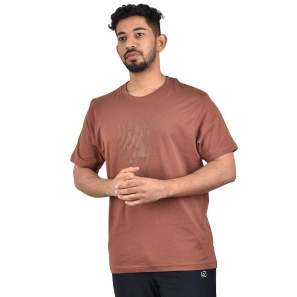 Cotton Jersey Crew Neck Short Sleeve Slim Print Tees  (Signature Tees)