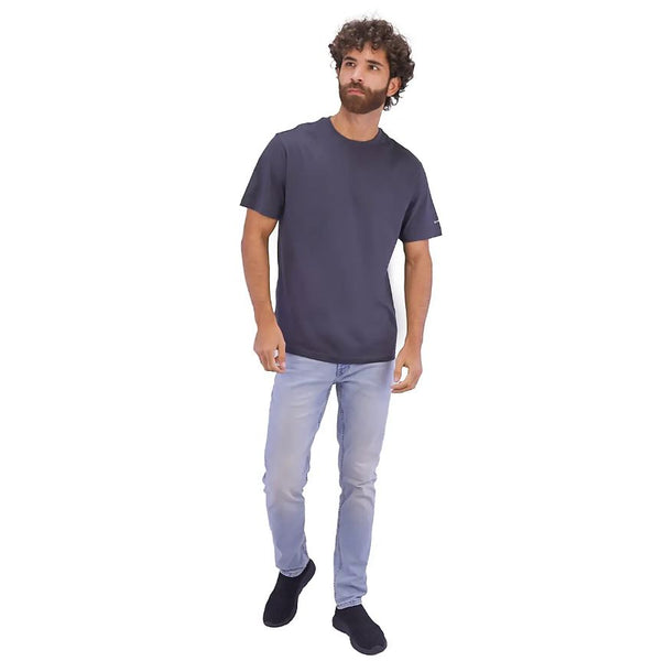 Cotton Jersey Crewneck Short Sleeve Slim Tee