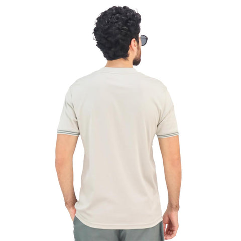 Cotton Interlock Crewneck Short Sleeve Slim Tee (Liquid Touch)