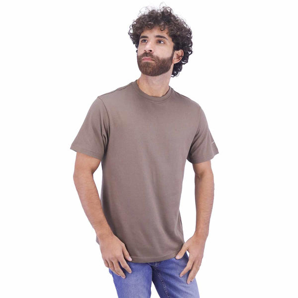 Cotton Jersey Crewneck Short Sleeve Slim Tee