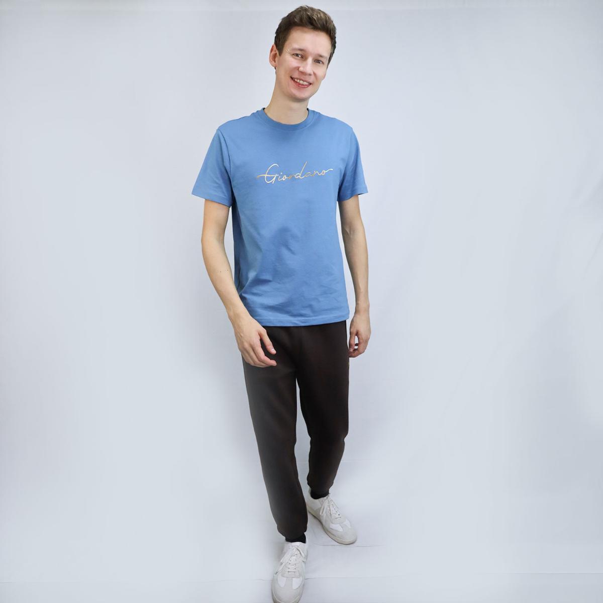 تيشيرتات قطنية قصيرة الأكمام برقبة دائرية وطبعة أنيقة (تيشيرتات مميزة)