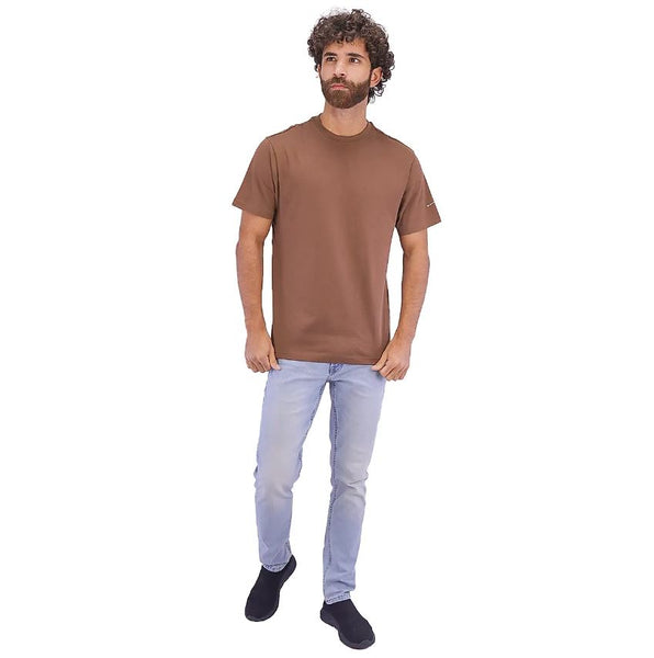 Cotton Jersey Crewneck Short Sleeve Slim Tee