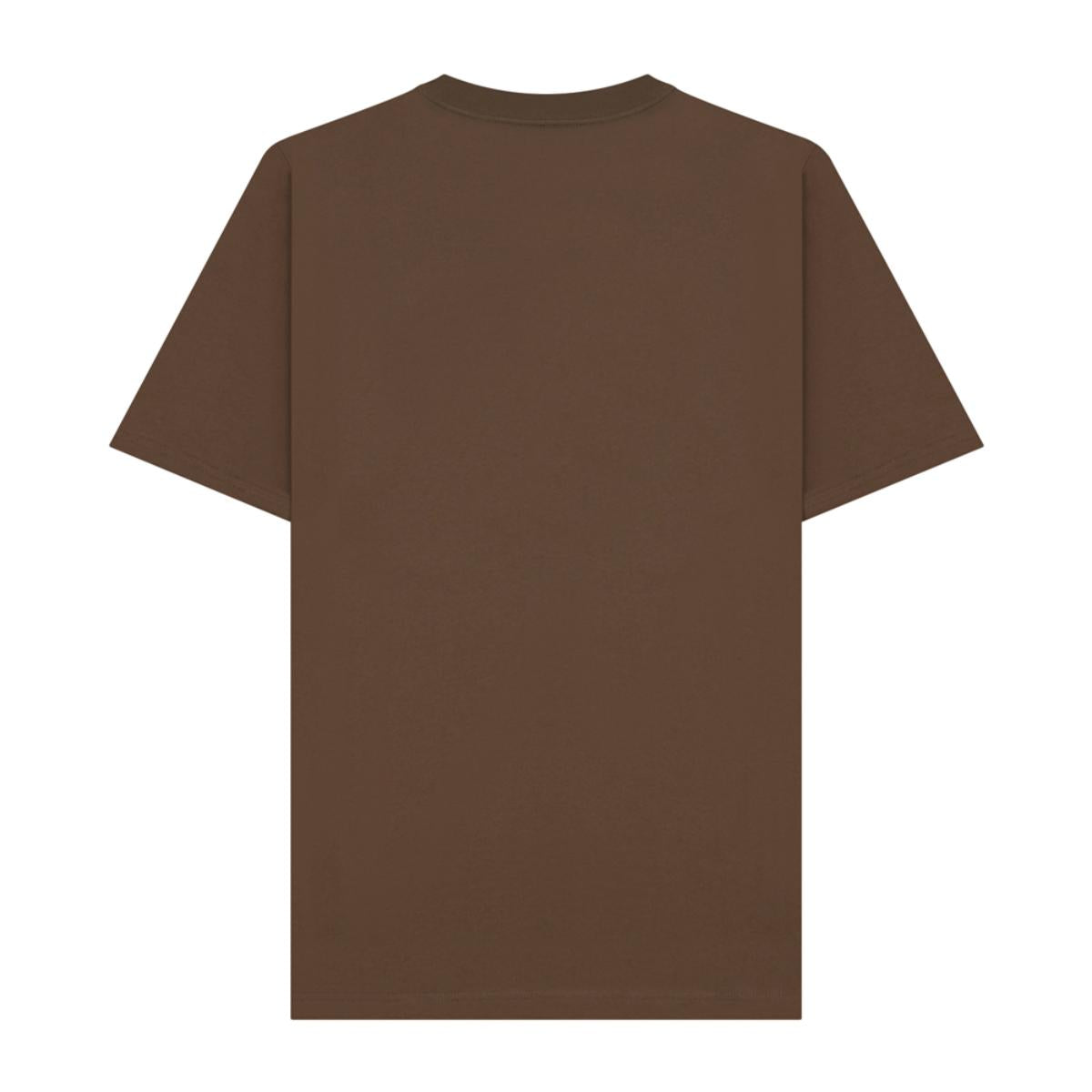 تيشيرت قطني مطبوع بأكمام قصيرة ورقبة دائرية وياقة دائرية