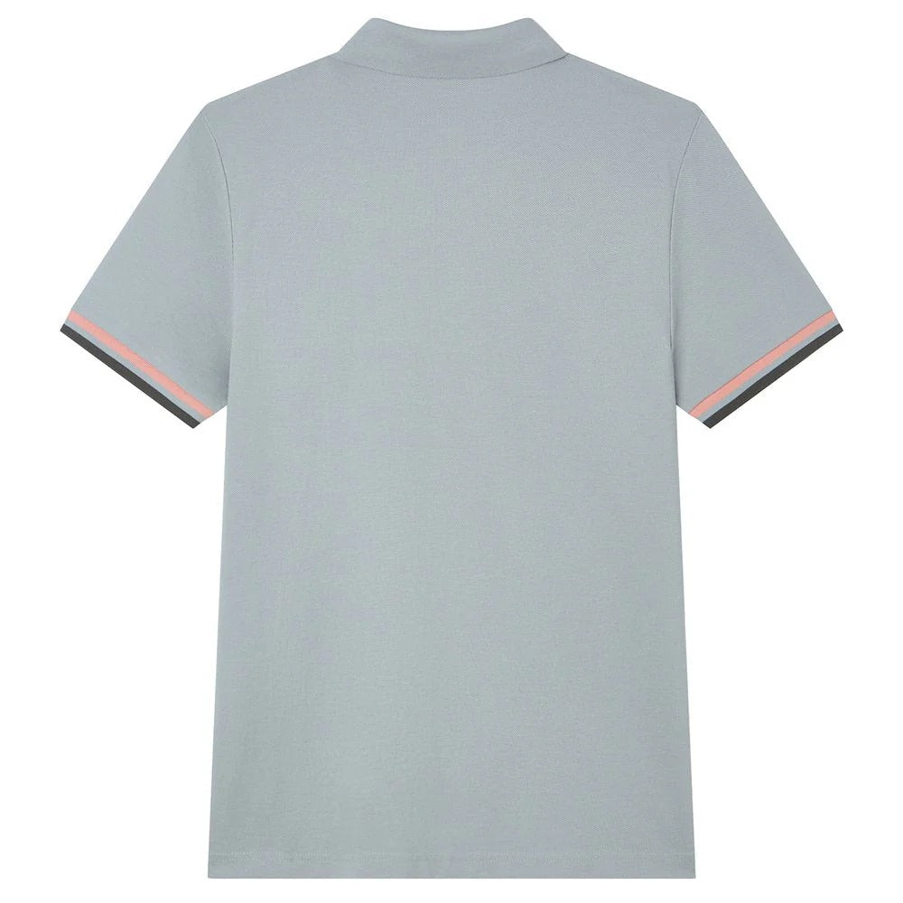 Men’s Slim Fit Embroidery Solid Polo