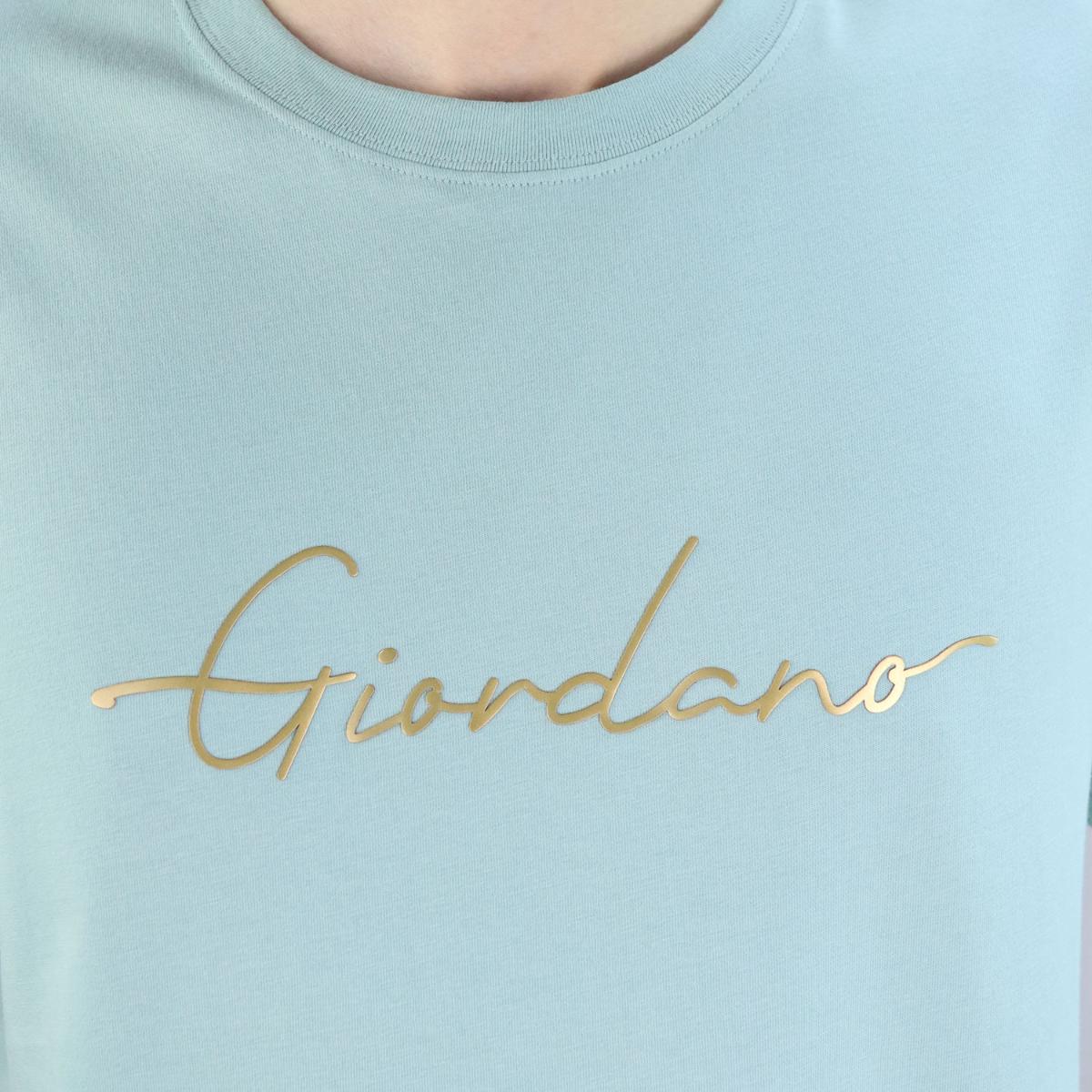 تيشيرتات قطنية قصيرة الأكمام برقبة دائرية وطبعة أنيقة (تيشيرتات مميزة)