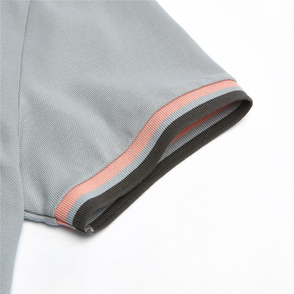Men’s Slim Fit Embroidery Solid Polo