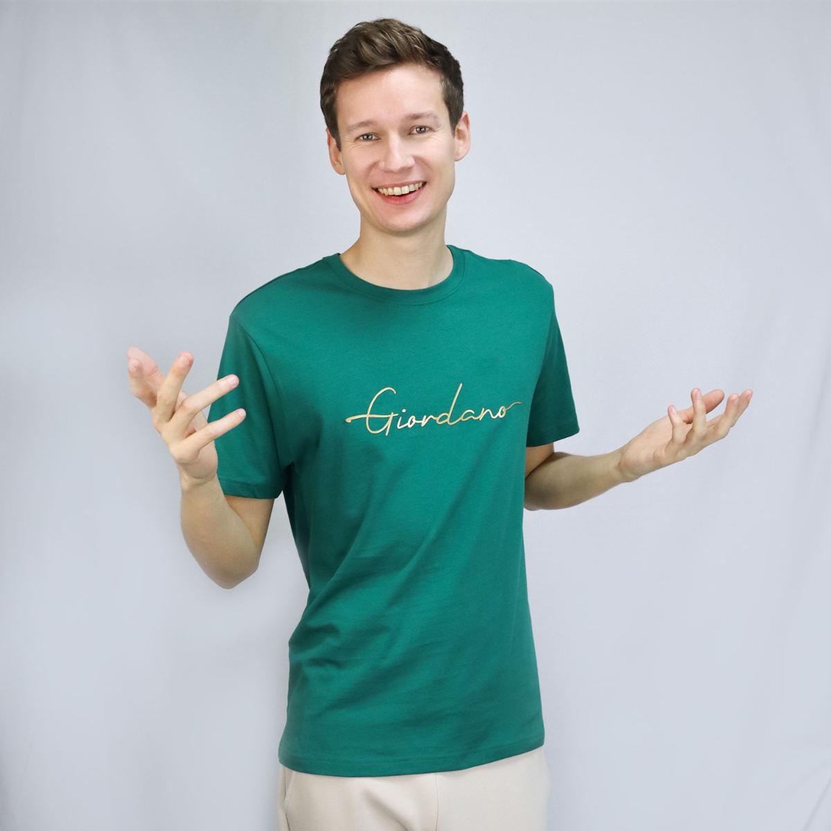 تيشيرتات قطنية قصيرة الأكمام برقبة دائرية وطبعة أنيقة (تيشيرتات مميزة)