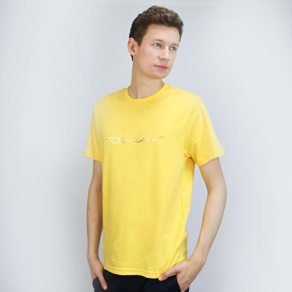 Cotton Jersey Crewneck Short Sleeve Slim Print Tees (Signature Tees)