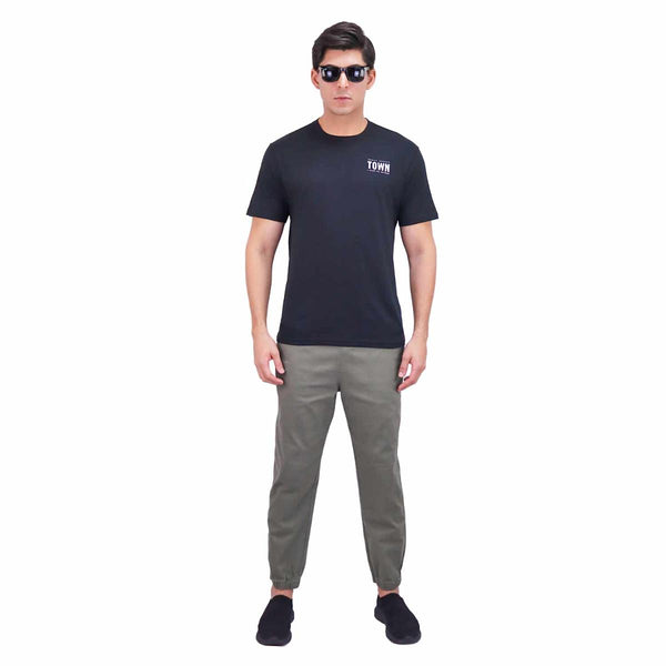 Men's Cotton Jersey Crew Neck Short Sleeve Slim Fit Tee