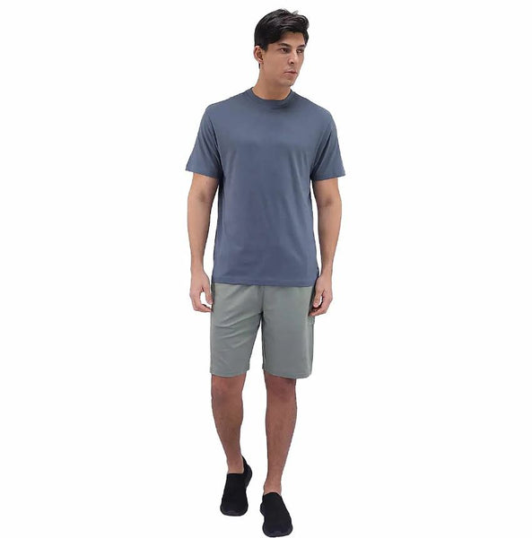 Cotton Jersey Crewneck Short Sleeve Slim Tee