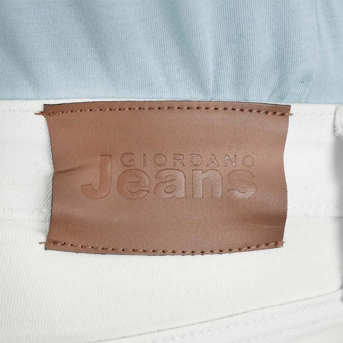 بنطلون جينز ضيق من القطن والإيلاستين