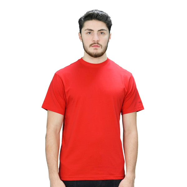 Cotton Jersey Crewneck Short Sleeve Slim Tees