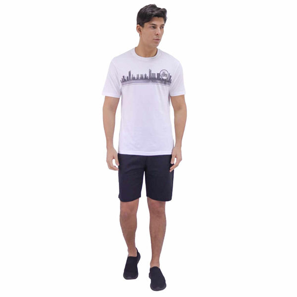 Men's Cotton Jersey Crew Neck Short Sleeve Slim Fit Tee