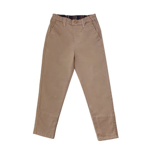 Cotton/Spandex Twill Mid Rise Regular Elastic Waist Pants