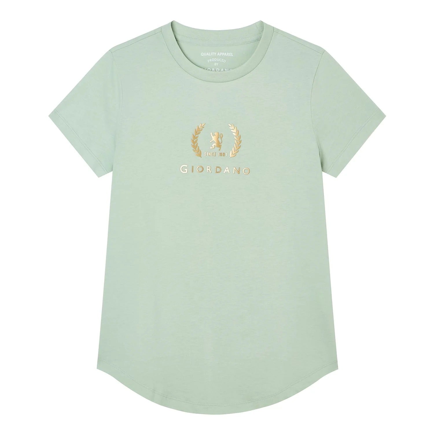 Women's Regular Fit Cotton Crew Neck Printed Tee