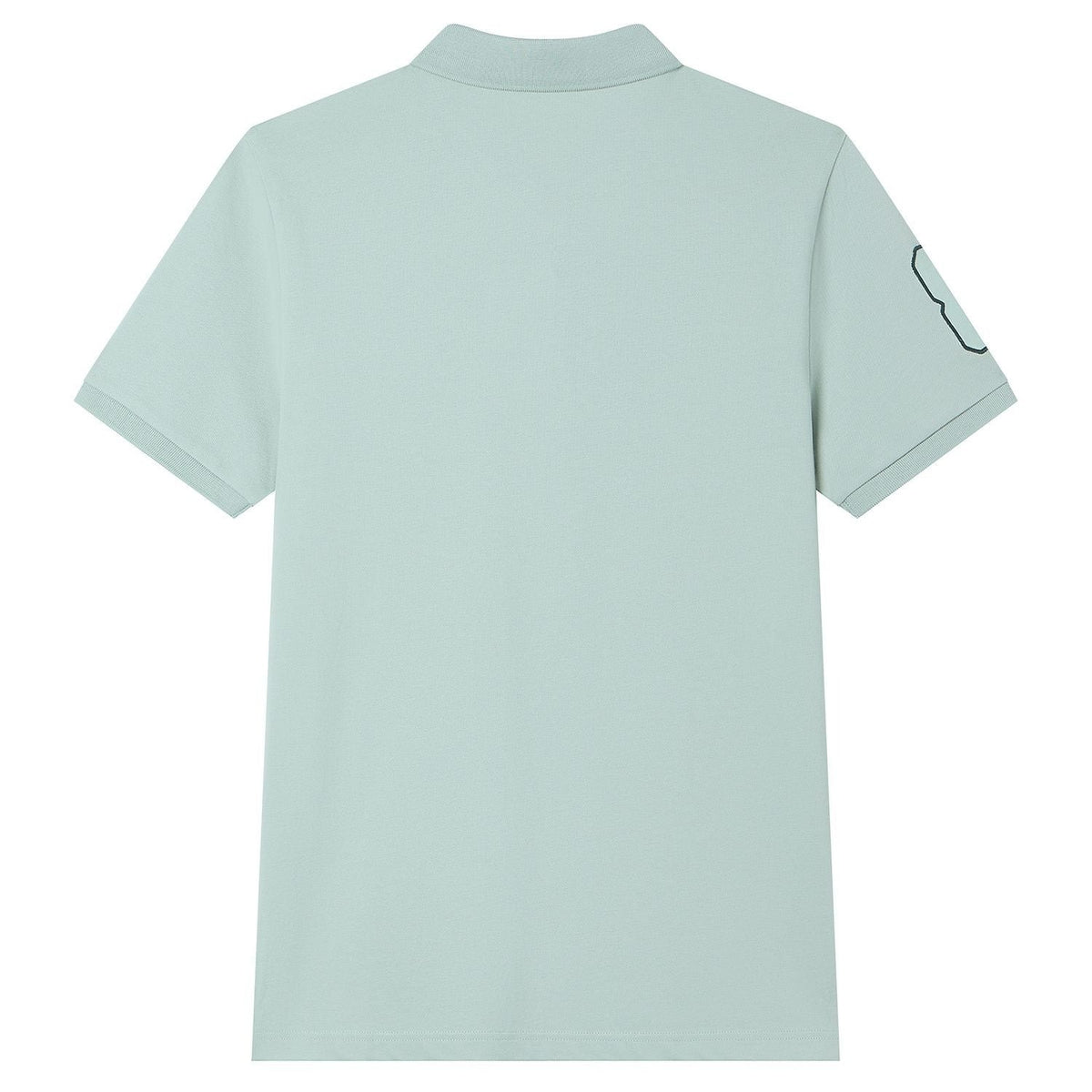 Men's Slim Fit Napoleon Embroidery Lycra Pique Polo