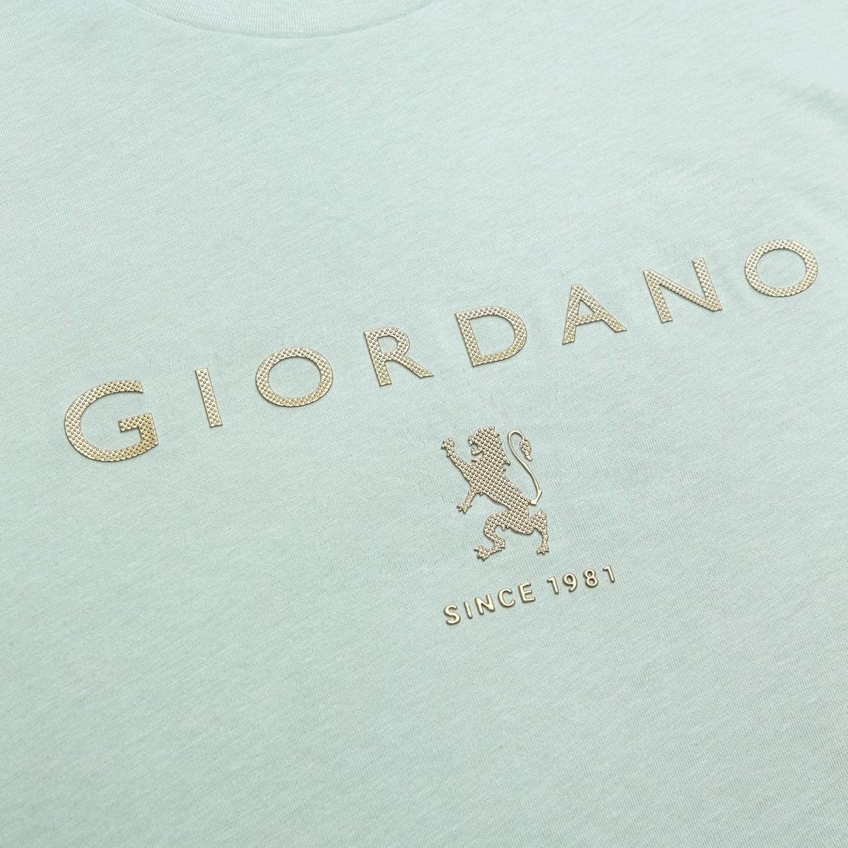 Men's Slim Cotton Crew Neck Signature Print Tee