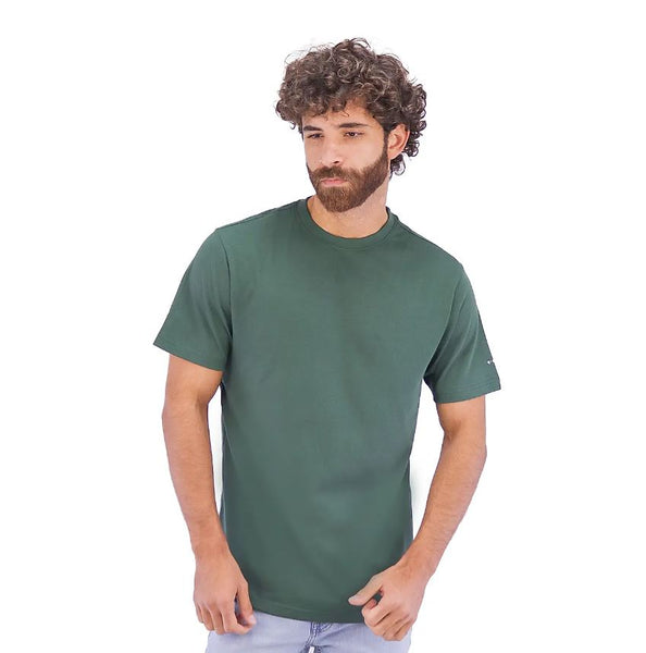 Cotton Jersey Crewneck Short Sleeve Slim Tee