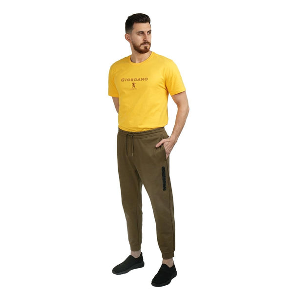 Cotton/Polyester/Spandex Interlock Slim Tapered Joggers
