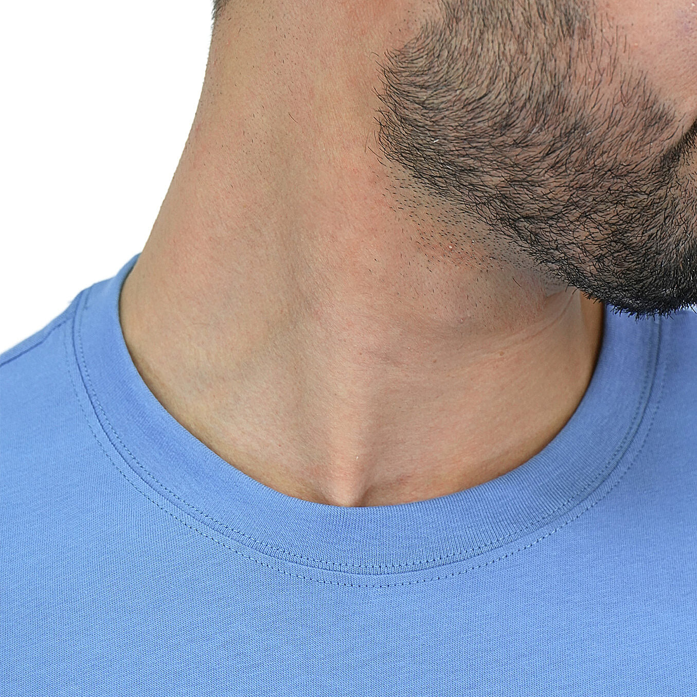 تيشيرت قطني مطبوع بأكمام قصيرة ورقبة دائرية (WWS)