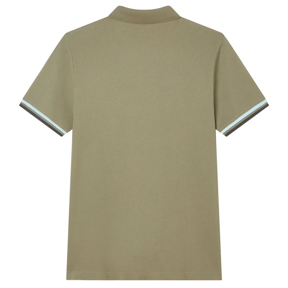Men’s Slim Fit Embroidery Solid Polo