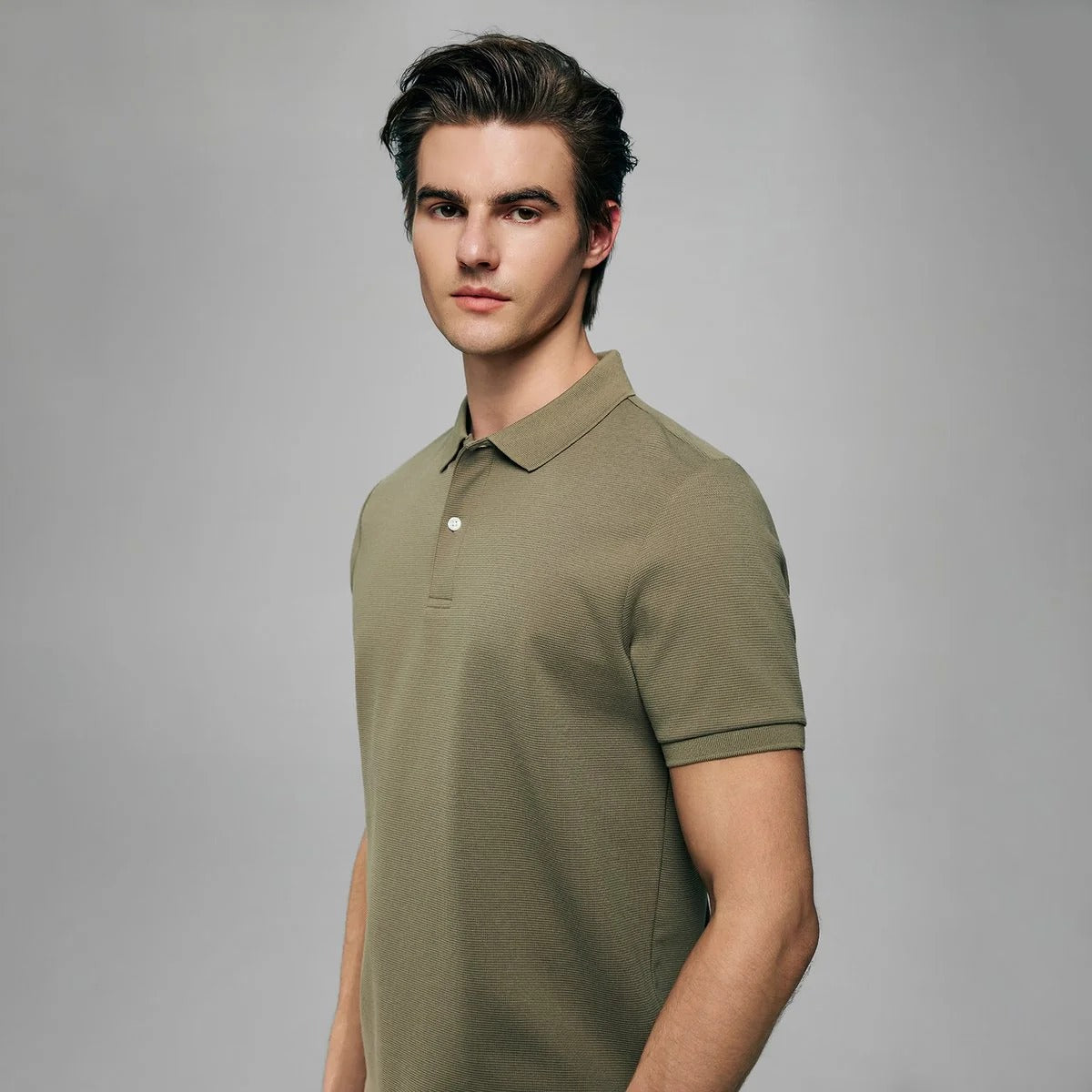 Men's Waffle Polo