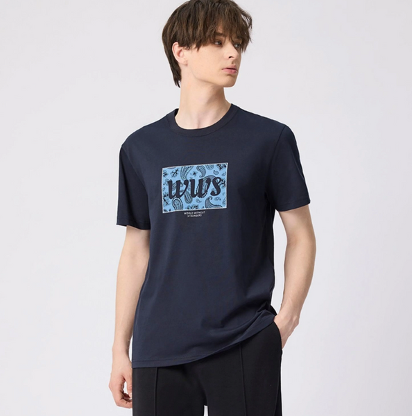 Cotton Jersey Crewneck Short Sleeve Print Tee (WWS)