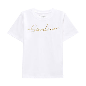 Junior Cotton Jersey Crewneck Short Sleeve Regular Print Tee (Signature Tee)