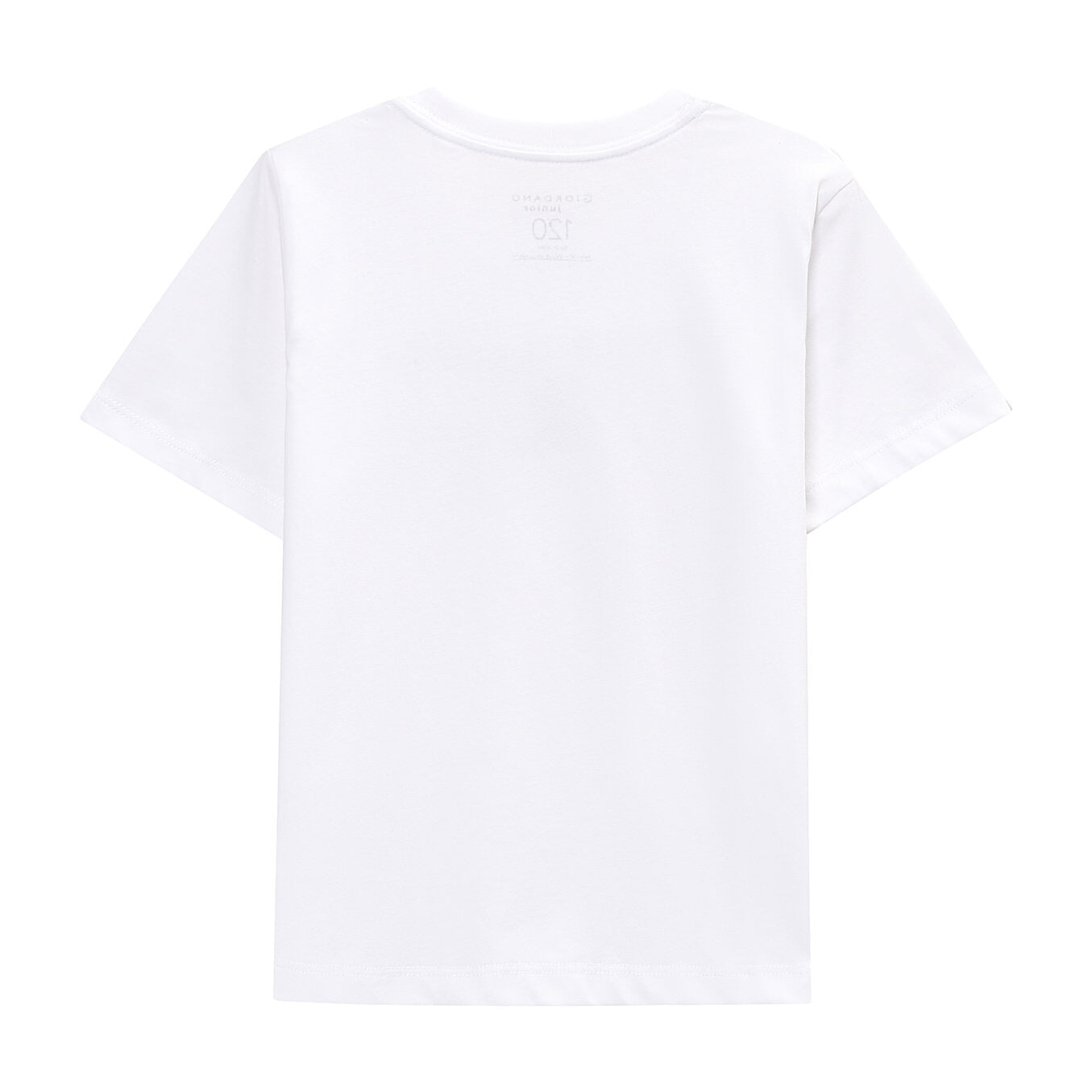 تيشيرت قطني للأطفال بأكمام قصيرة ورقبة دائرية وطبعة عادية (تيشيرت مميز)