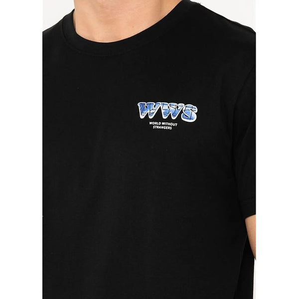 Cotton Jersey Crewneck Short Sleeve Slim Print Tees (WWS)