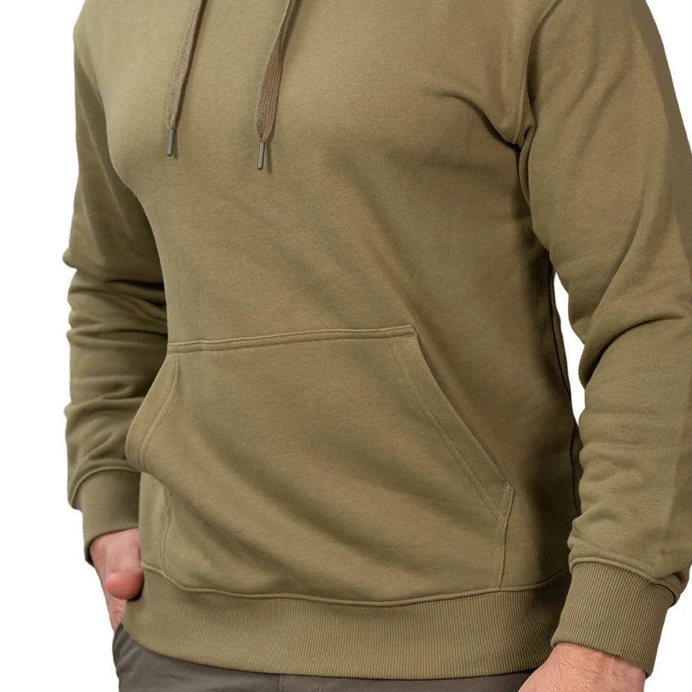 Men's Relaxed Fit French Terry Hoodie Sweatshirt