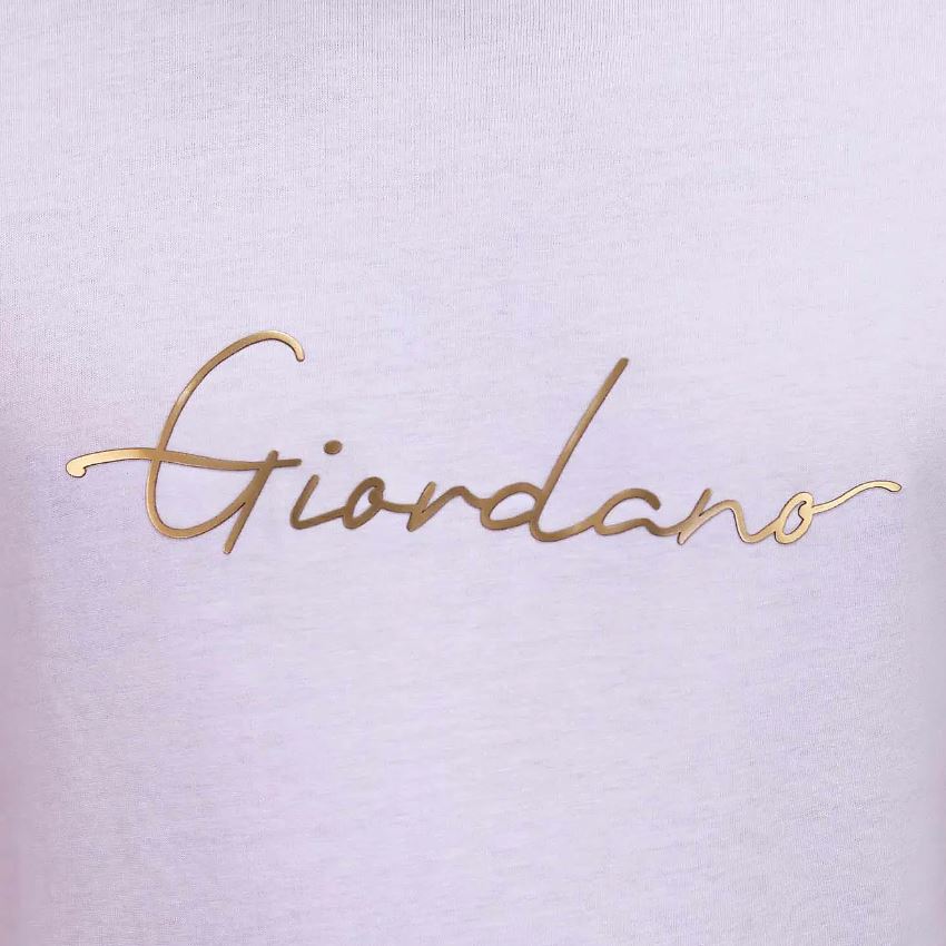 تيشيرتات قطنية قصيرة الأكمام برقبة دائرية وطبعة أنيقة (تيشيرتات مميزة)