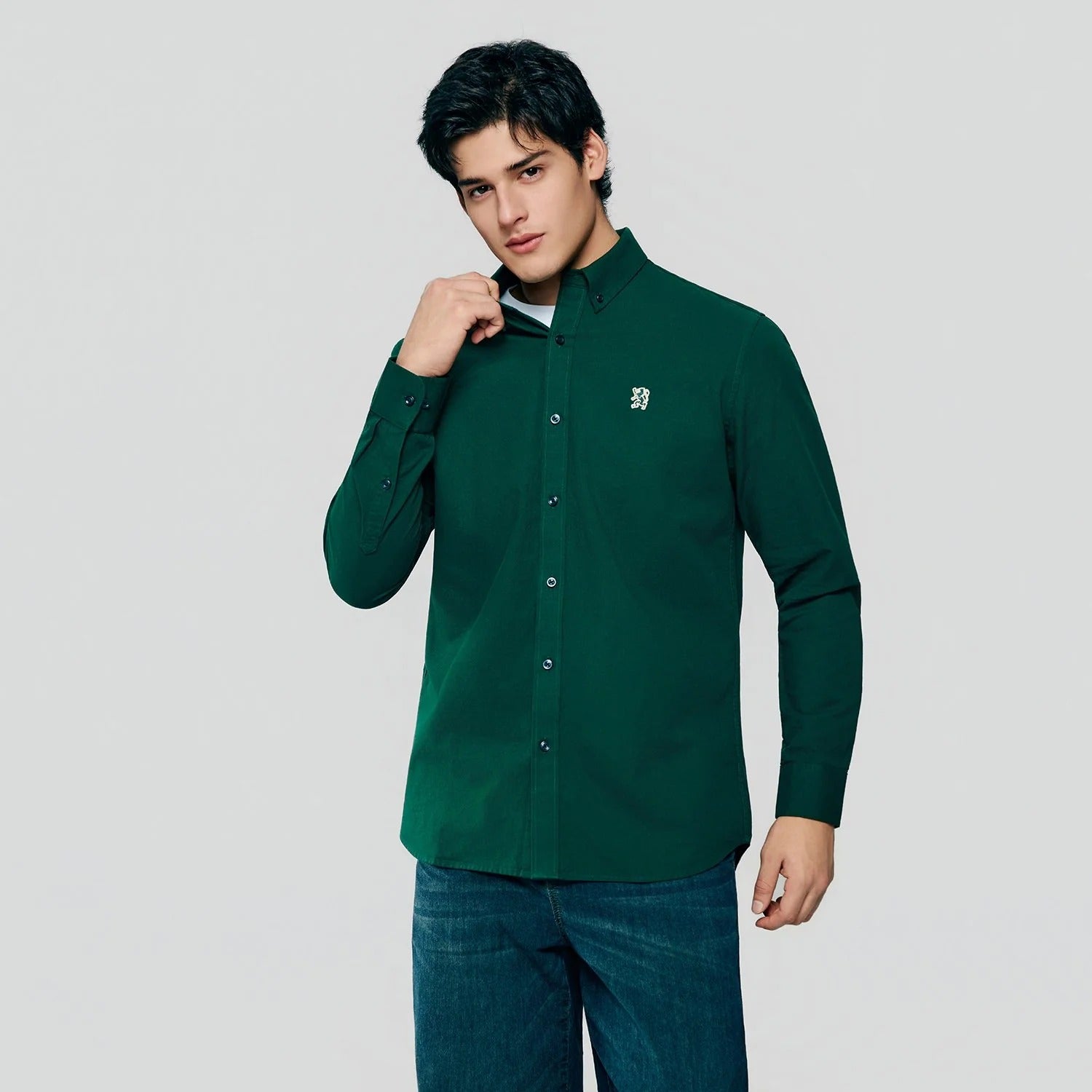 Men's Cotton Slim Oxford Shirt