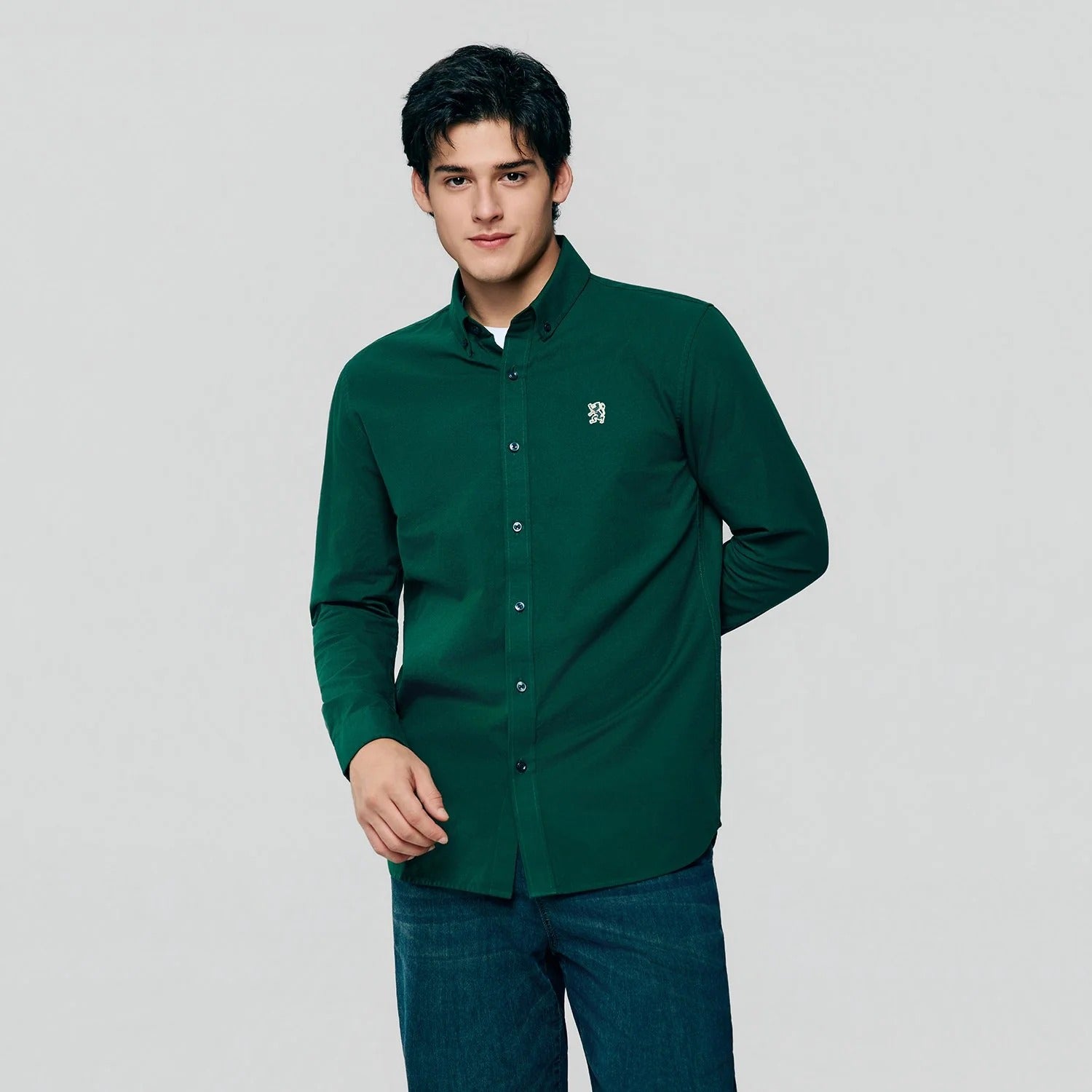 Men's Cotton Slim Oxford Shirt