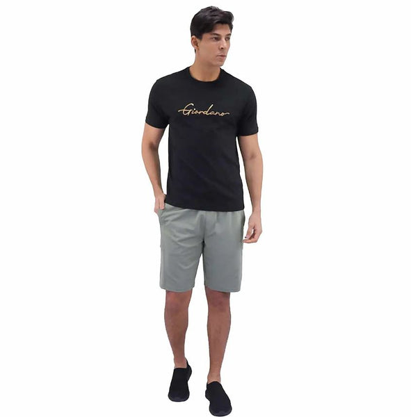 Cotton Jersey Crewneck Short Sleeve Slim Print Tees (Signature Tees)